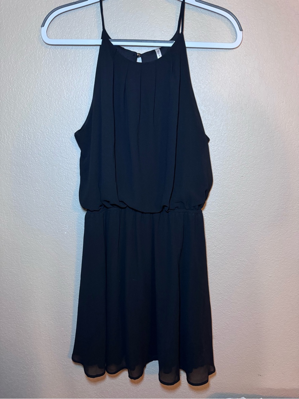 DNA couture Black Halter Mini Dress